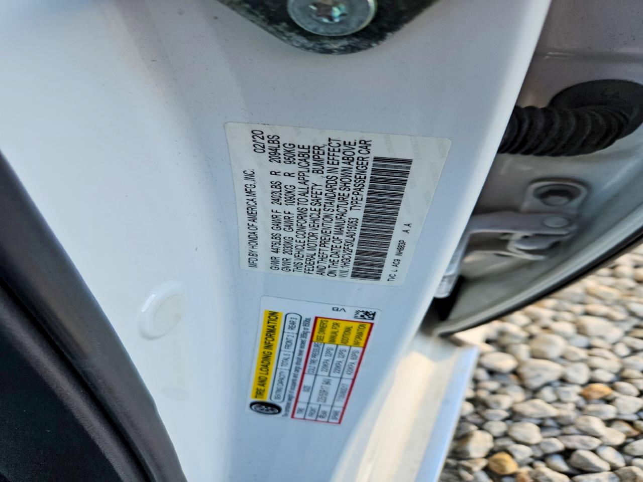 2020 HONDA ACCORD EXL photo 12