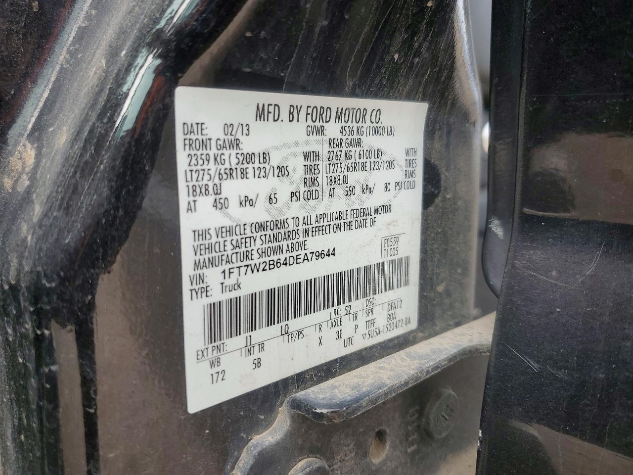 2013 FORD F250 SUPER DUTY photo 12