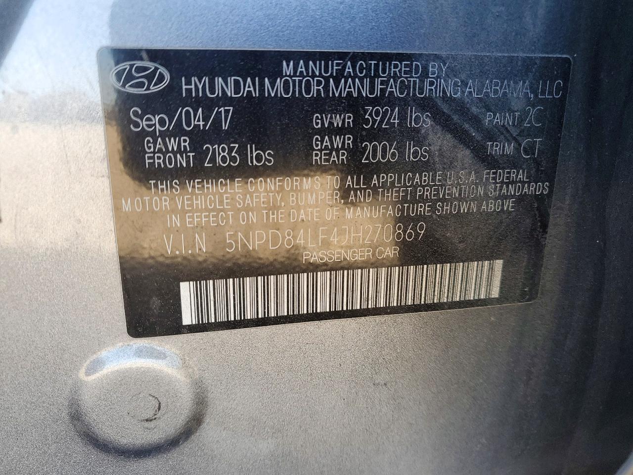 2018 HYUNDAI ELANTRA SEL photo 12