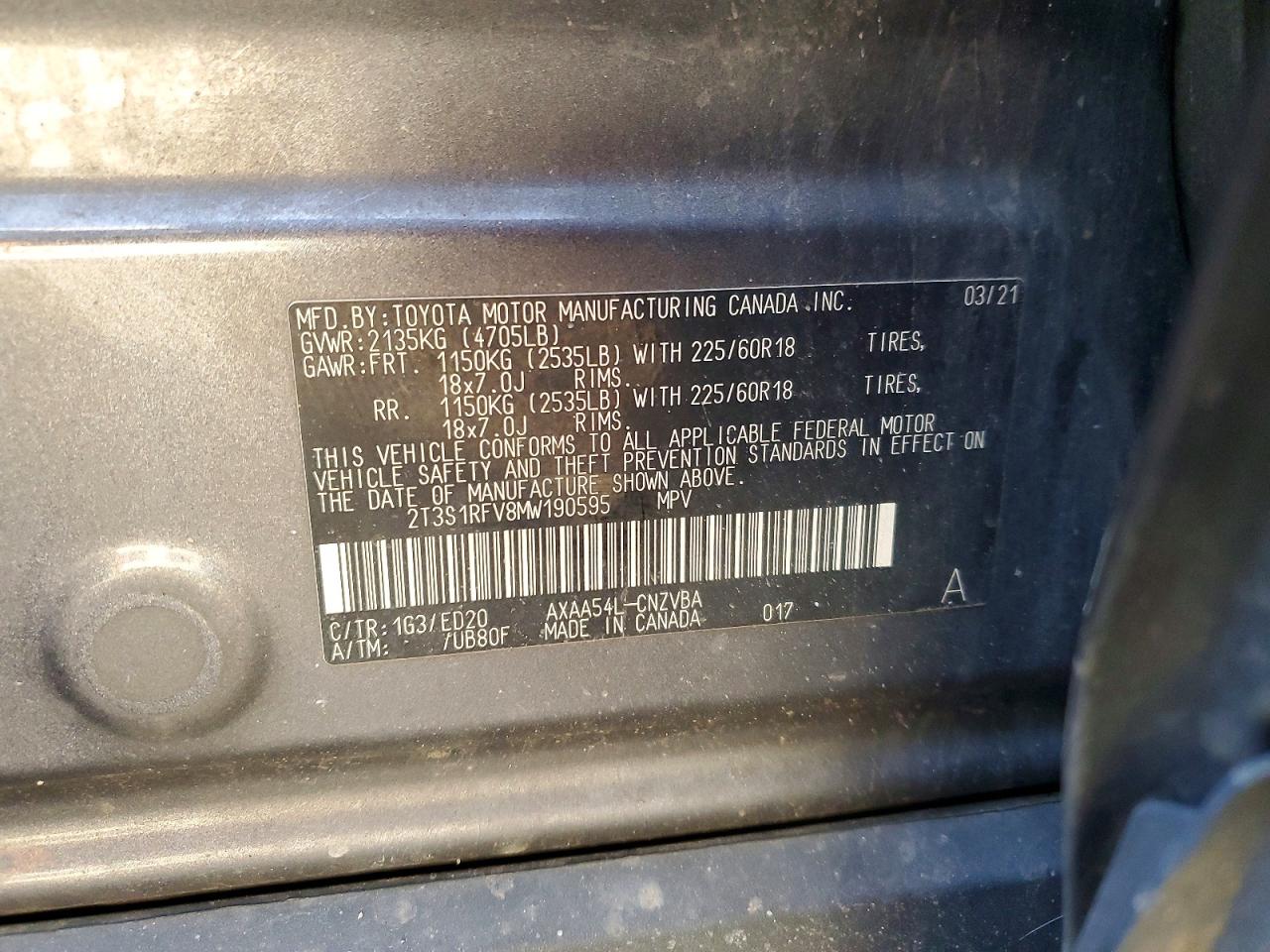 2021 TOYOTA RAV4 TRD OFF ROAD photo 13
