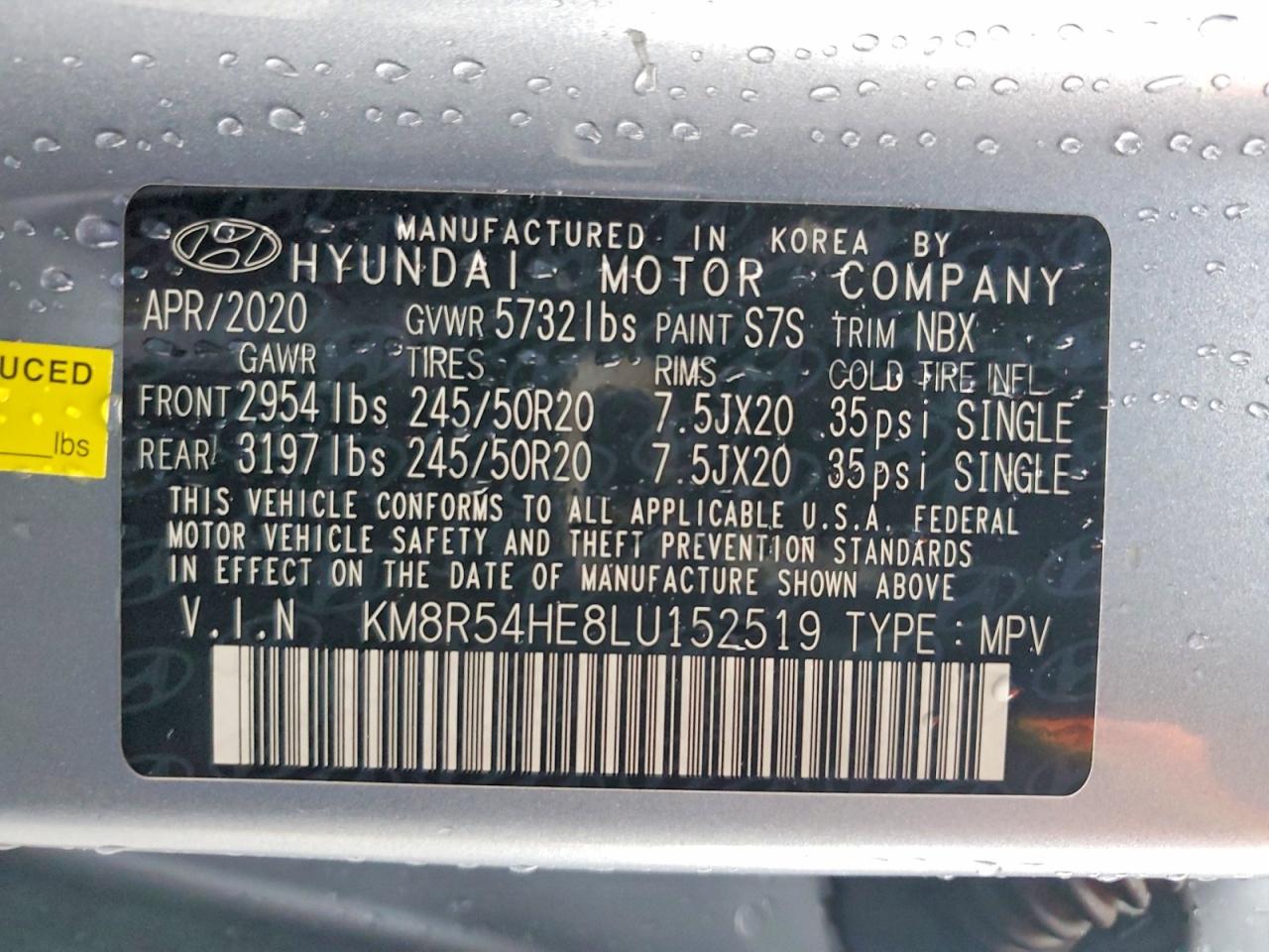 2020 HYUNDAI PALISADE LIMITED photo 13
