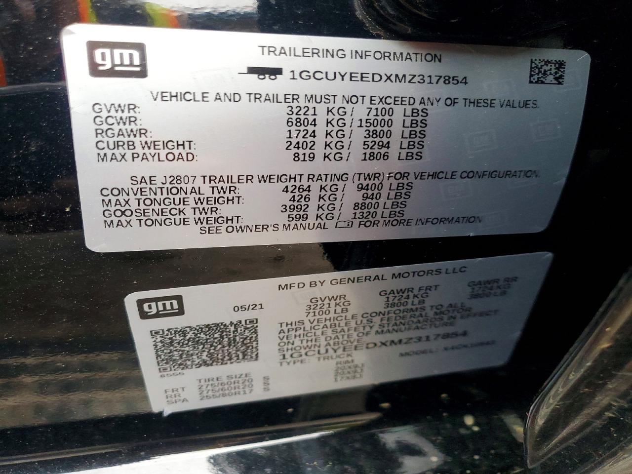2021 CHEVROLET SILVERADO K1500 RST photo 13