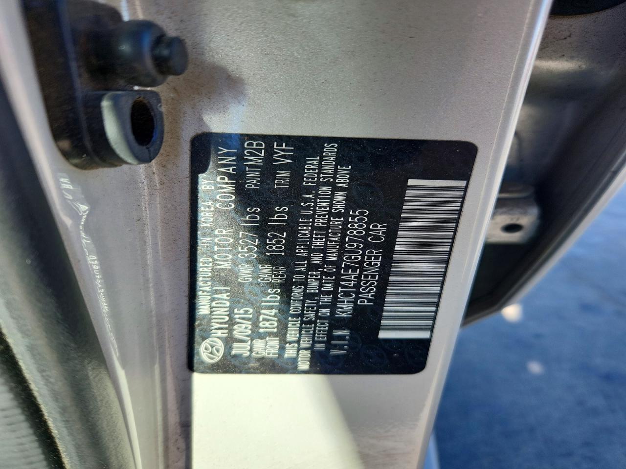 2016 HYUNDAI ACCENT SE photo 12