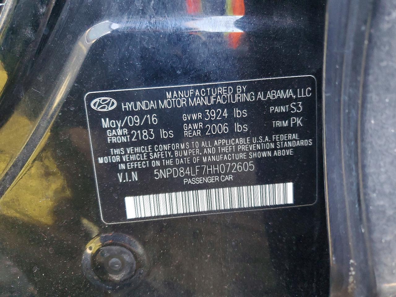 2017 HYUNDAI ELANTRA SE photo 12