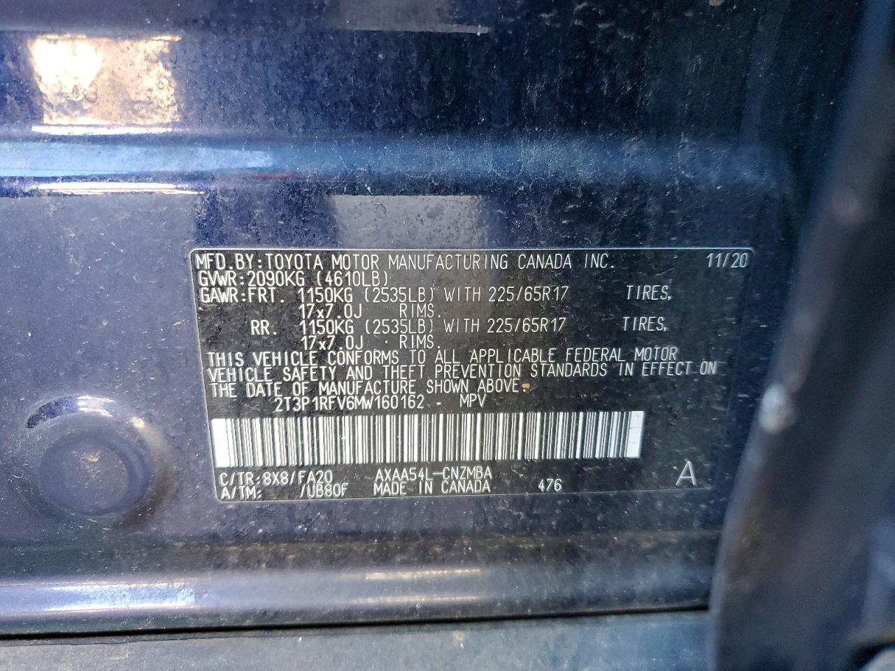 2021 TOYOTA RAV4 XLE photo 13