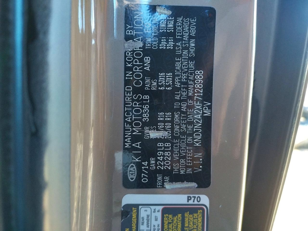 2015 KIA SOUL photo 13