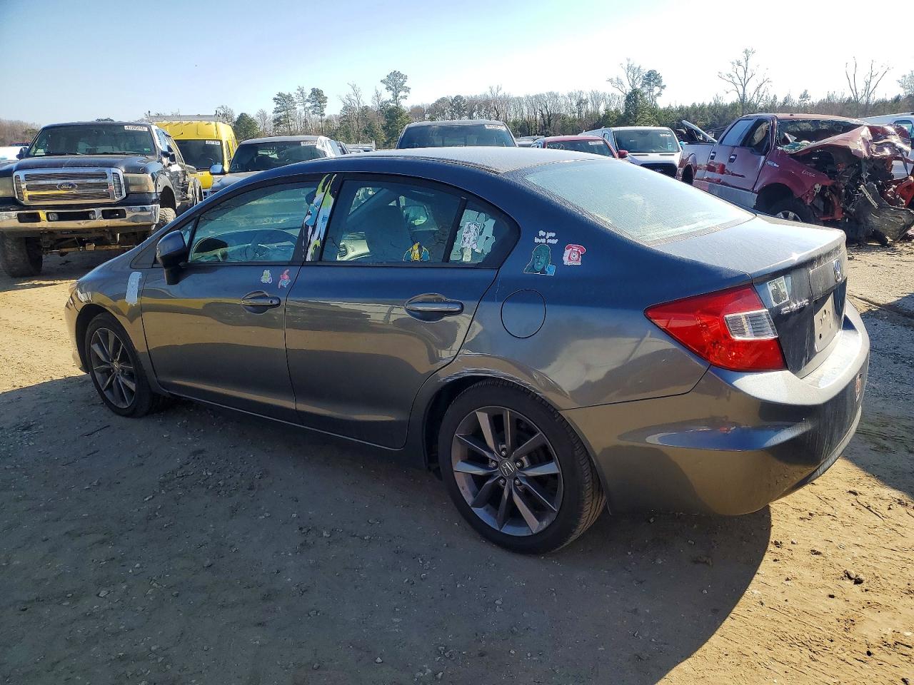 2012 HONDA CIVIC LX photo 2