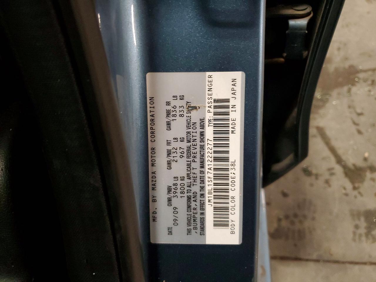 2010 MAZDA 3 I photo 12