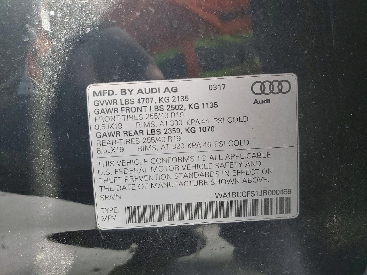 2018 AUDI Q3 PREMIUM photo 13