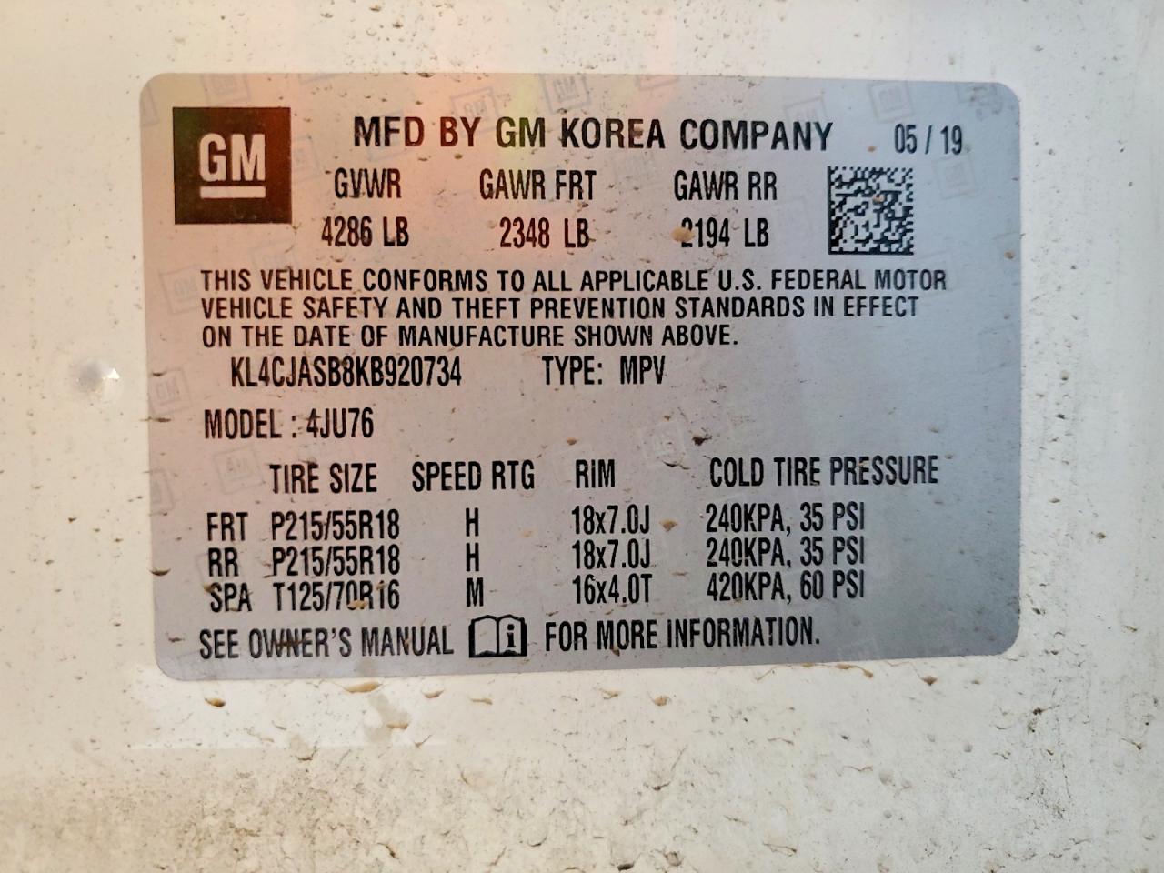 2019 BUICK ENCORE PREFERRED photo 12