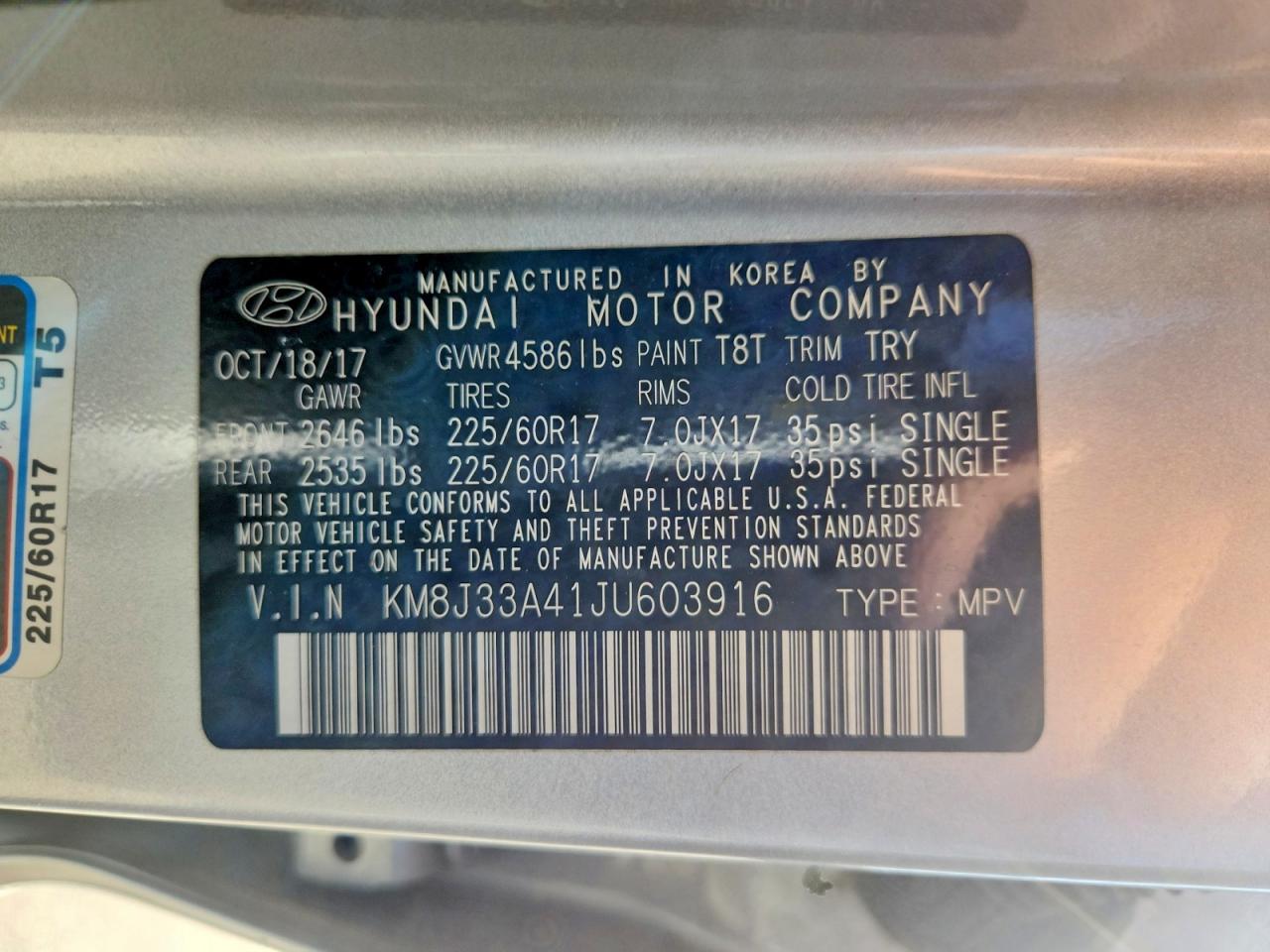 2018 HYUNDAI TUCSON SEL photo 12