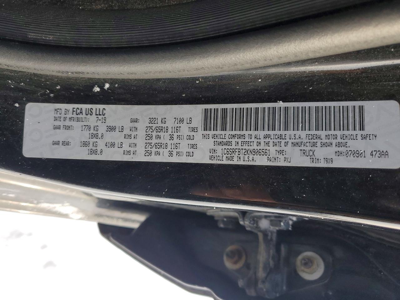 2019 RAM 1500 BIG HORN/LONE STAR photo 12