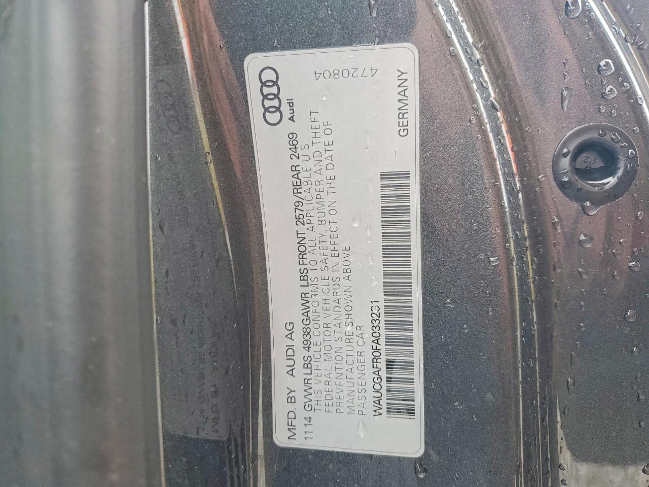 2015 AUDI S5 PREMIUM PLUS photo 12