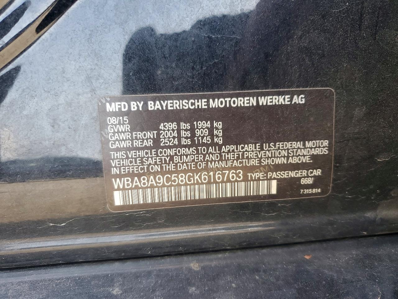 2016 BMW 320 I photo 12