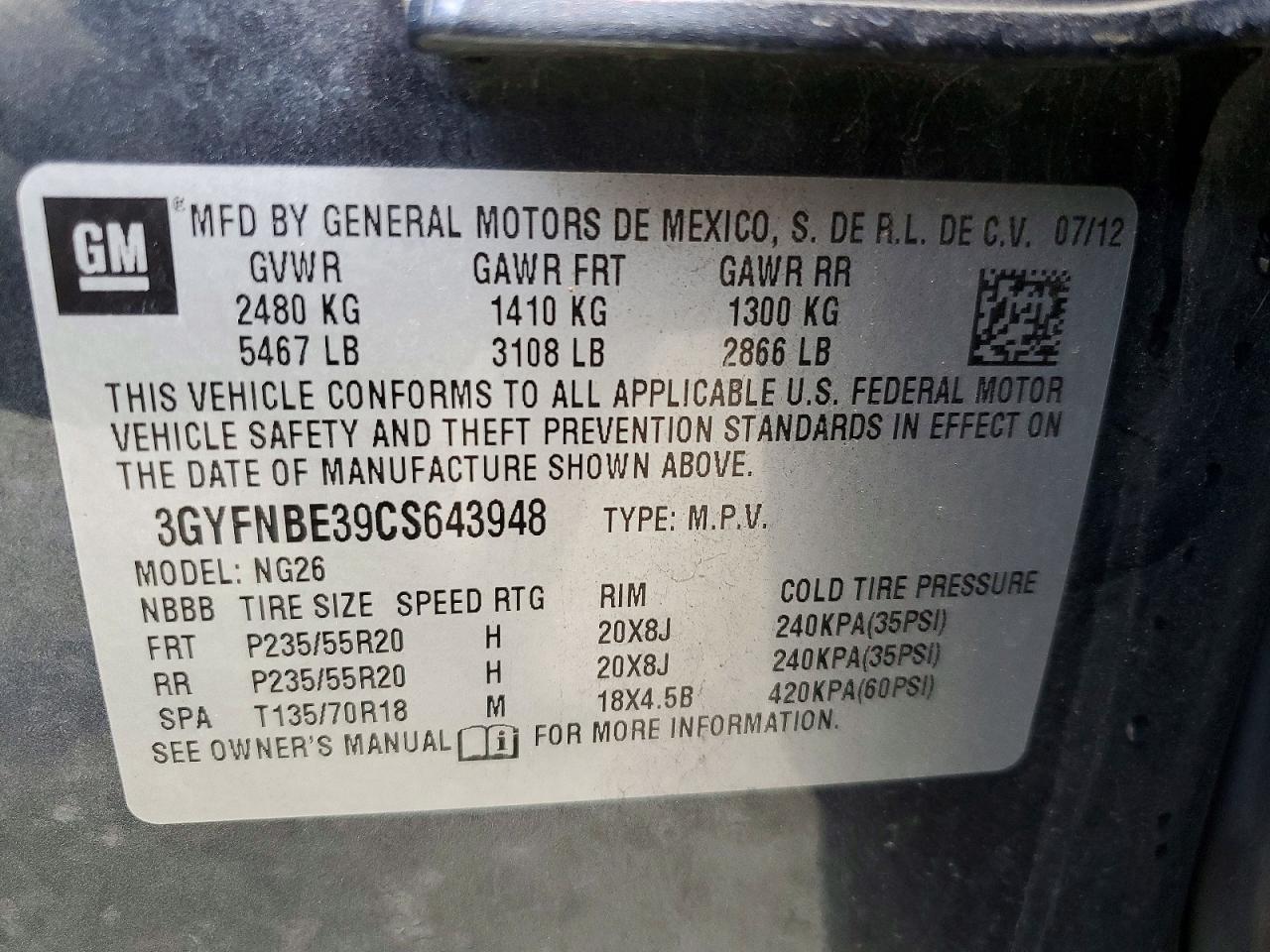 2012 CADILLAC SRX PERFORMANCE COLLECTION photo 25