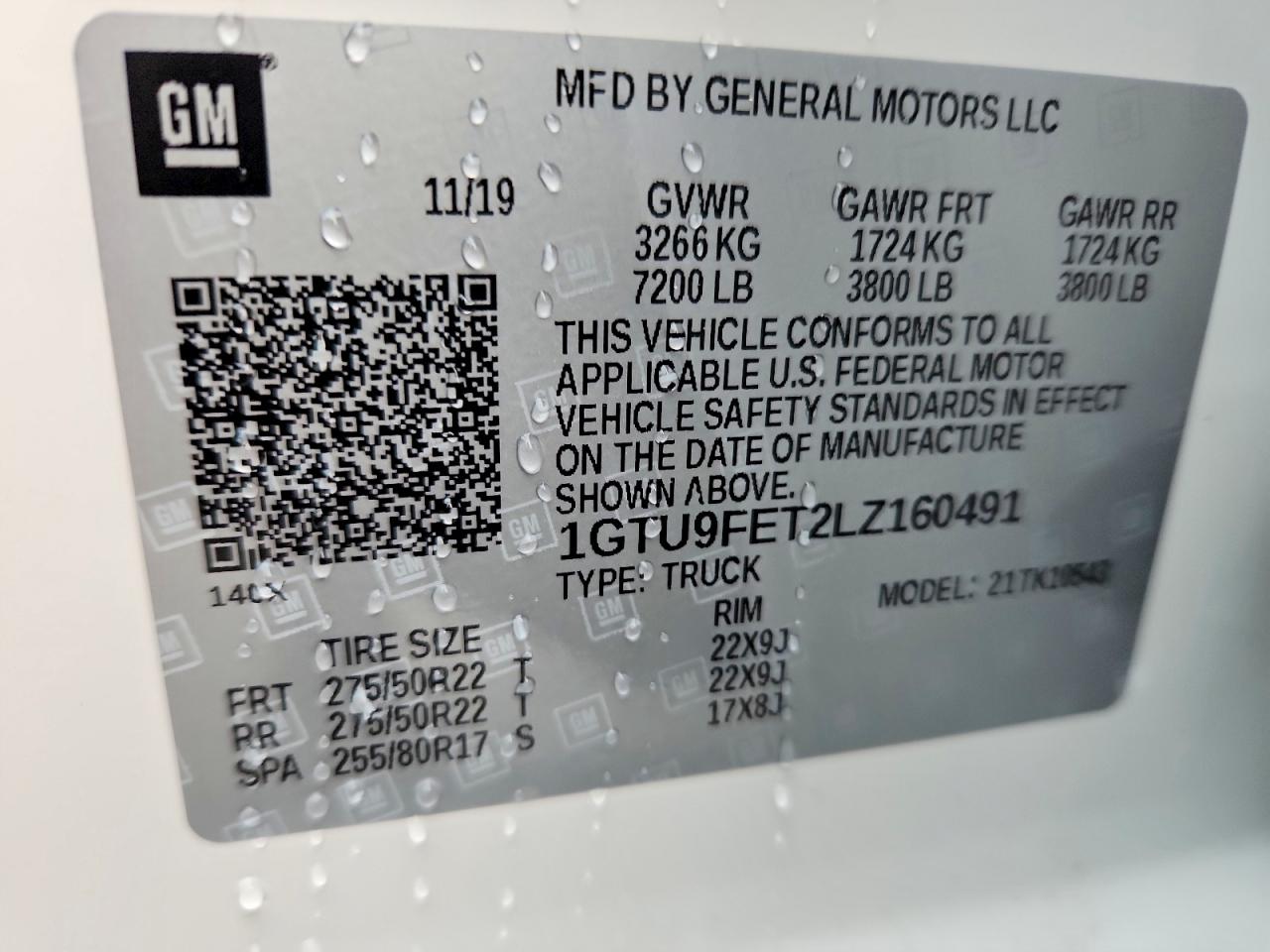 2020 GMC SIERRA K1500 DENALI photo 12