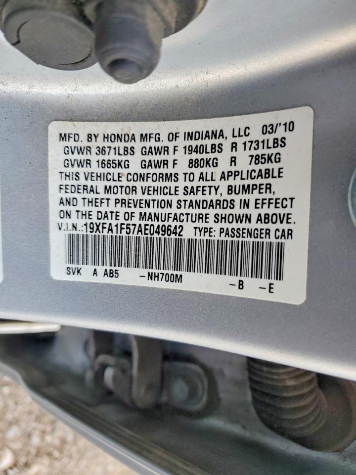 2010 HONDA CIVIC LX photo 13