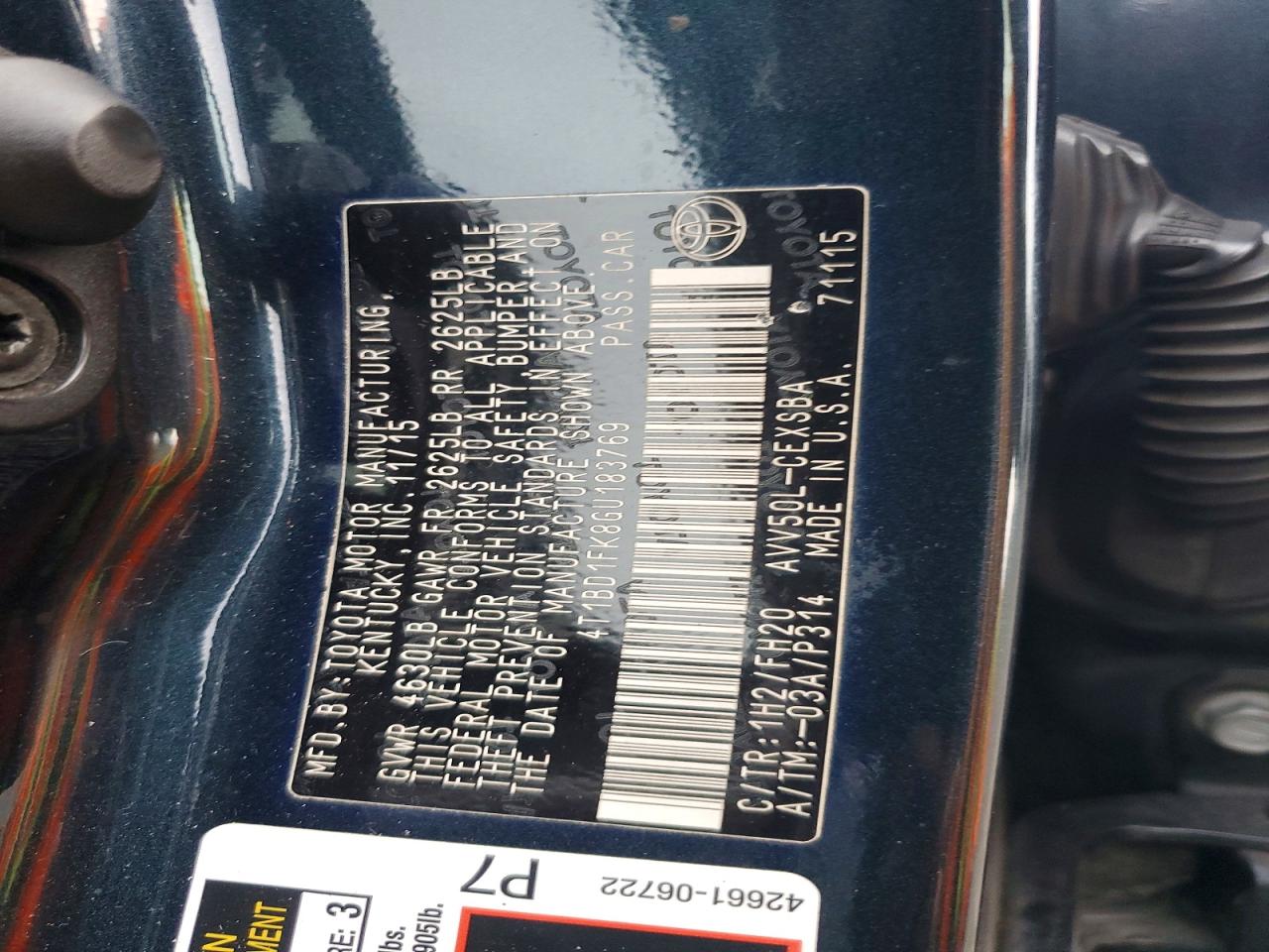 2016 TOYOTA CAMRY HYBRID photo 12