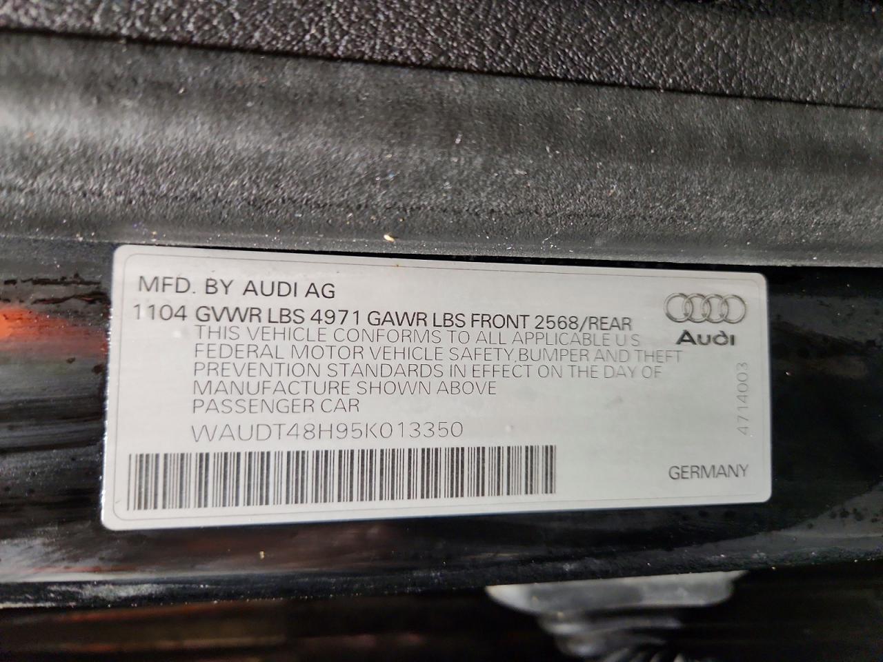 2005 AUDI A4 QUATTRO CABRIOLET photo 12
