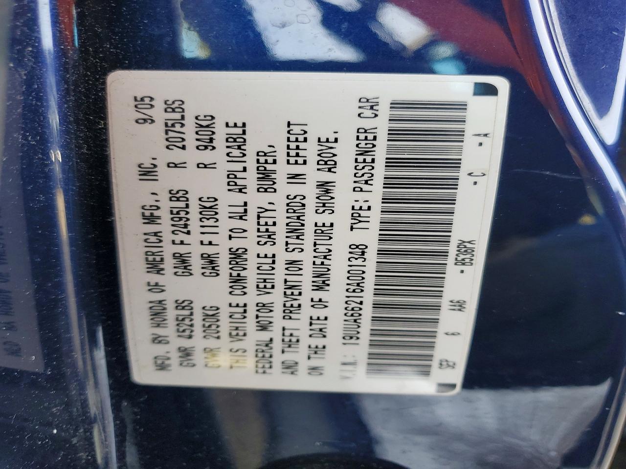 2006 ACURA 3.2TL photo 12