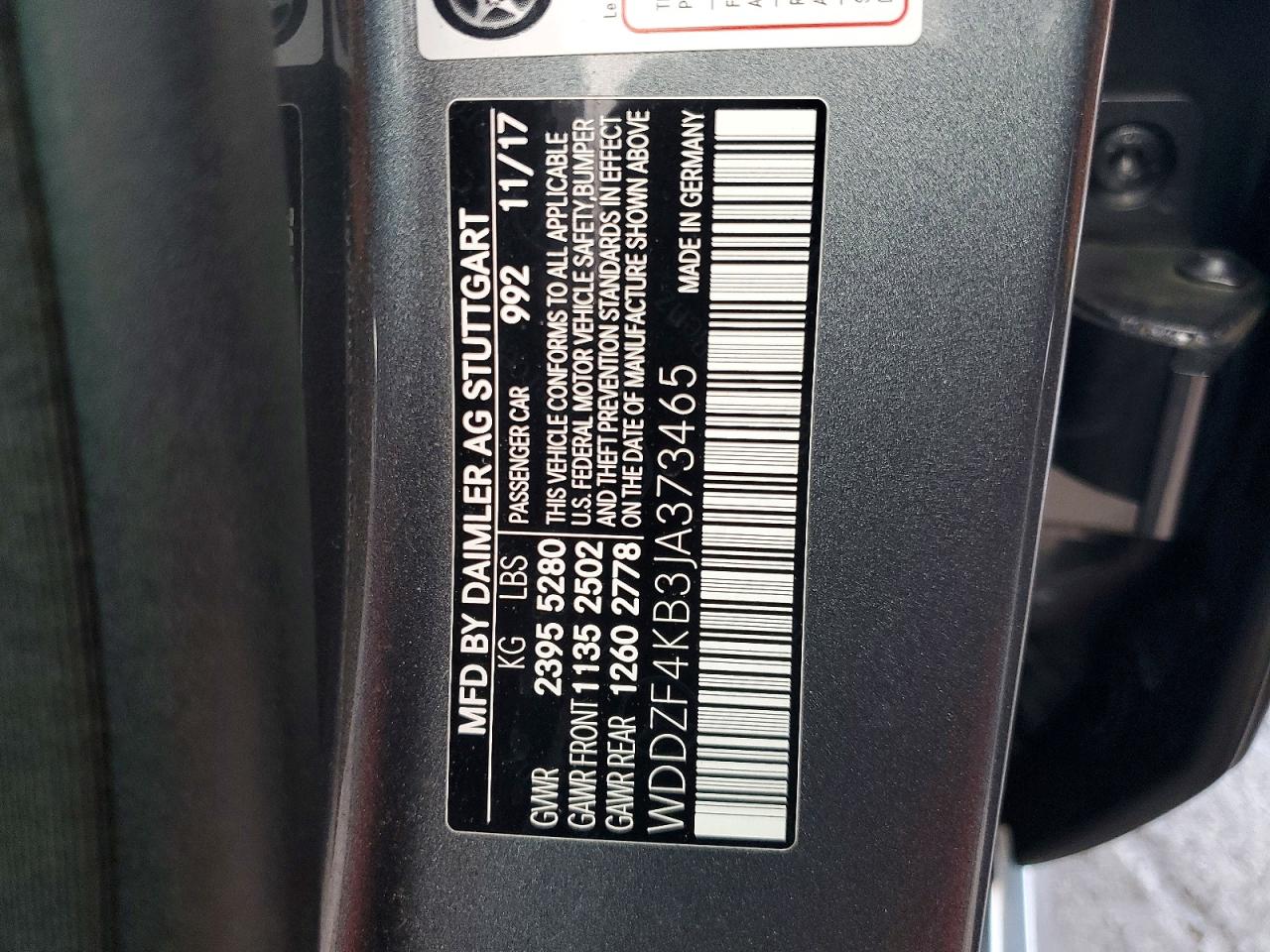 2018 MERCEDES-BENZ E 300 4MATIC photo 12