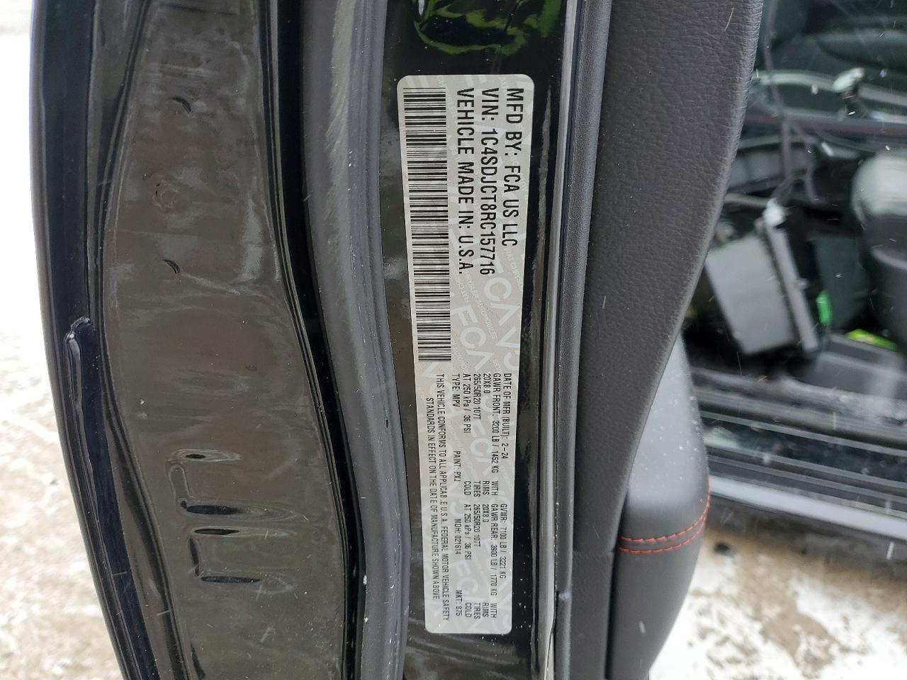 2024 DODGE DURANGO R/T photo 13