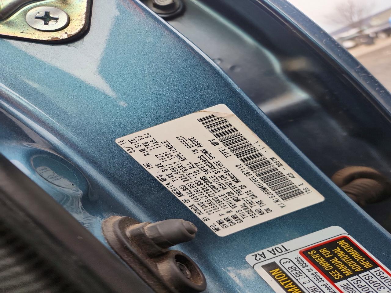 2014 HONDA CR-V EXL photo 12