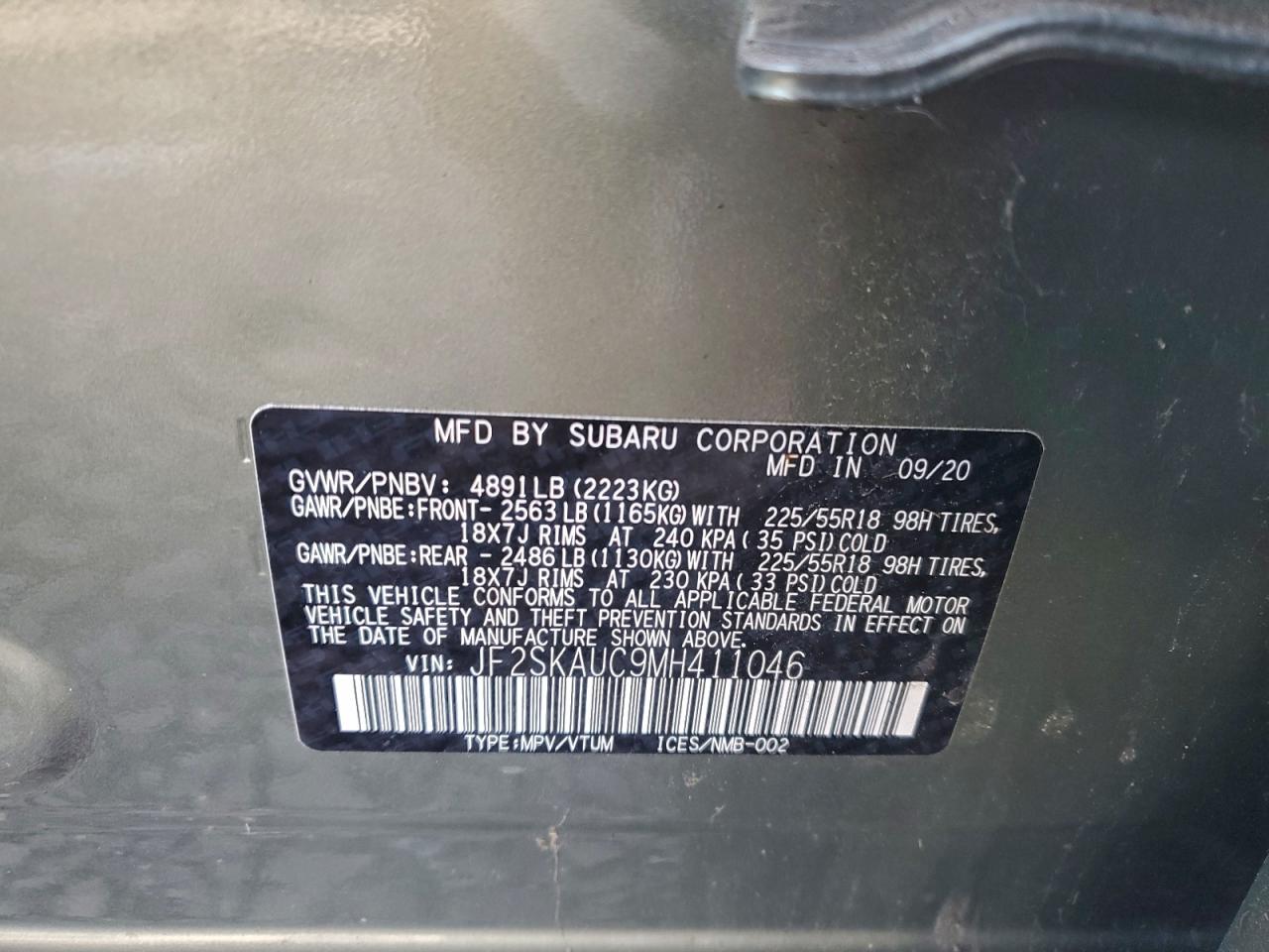 2021 SUBARU FORESTER LIMITED photo 13