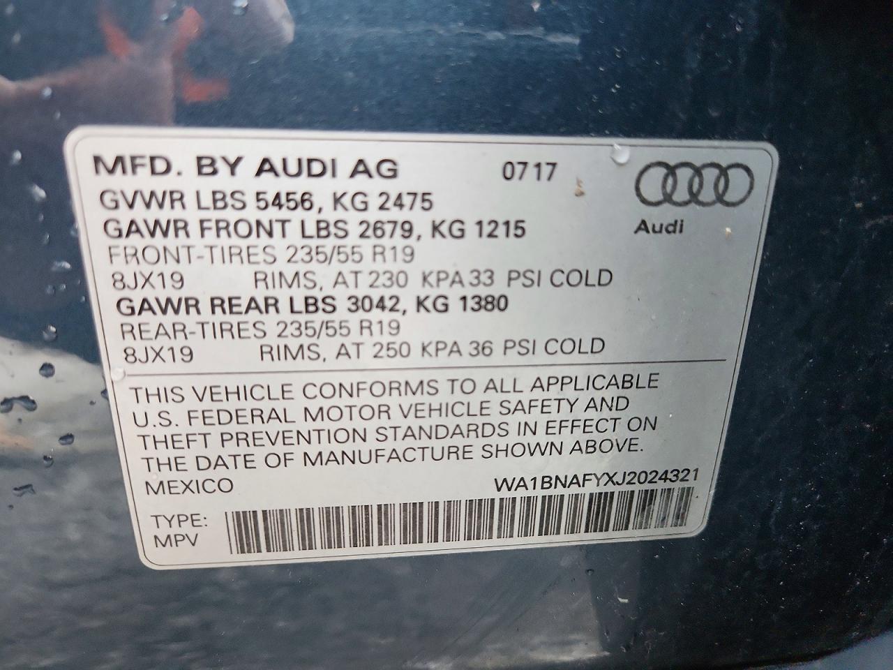 2018 AUDI Q5 PREMIUM PLUS photo 25