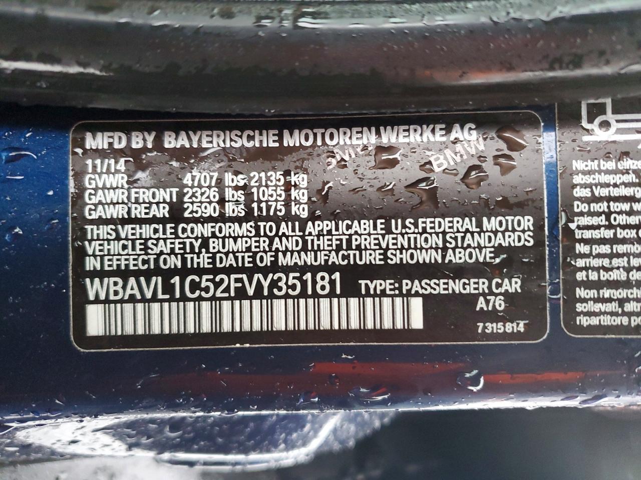 2015 BMW X1 XDRIVE28I photo 13