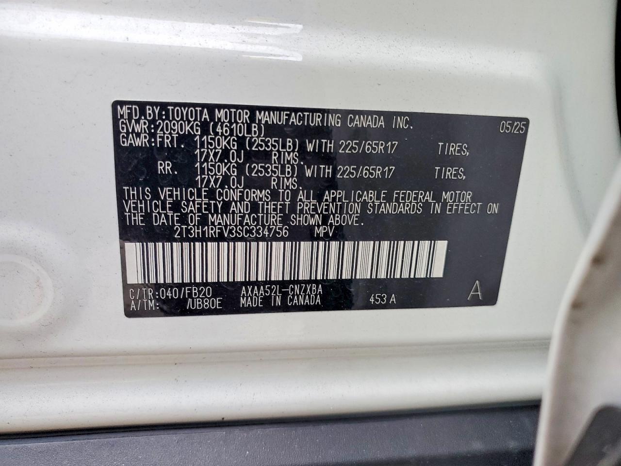 2025 TOYOTA RAV4 LE photo 13