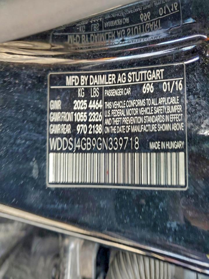 2016 MERCEDES-BENZ CLA 250 4MATIC photo 12