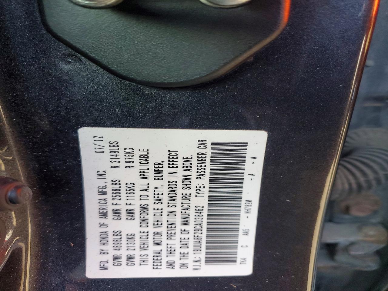 2012 ACURA TL photo 23