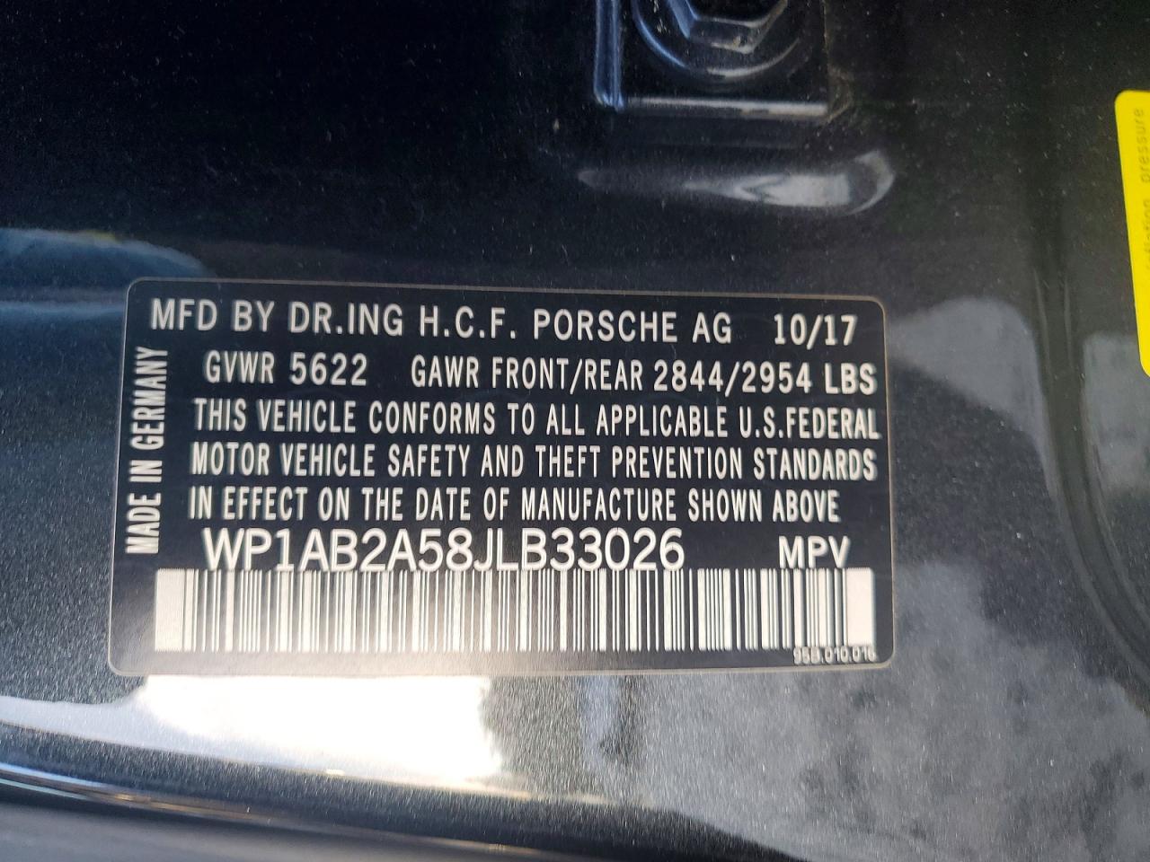 2018 PORSCHE MACAN S photo 13