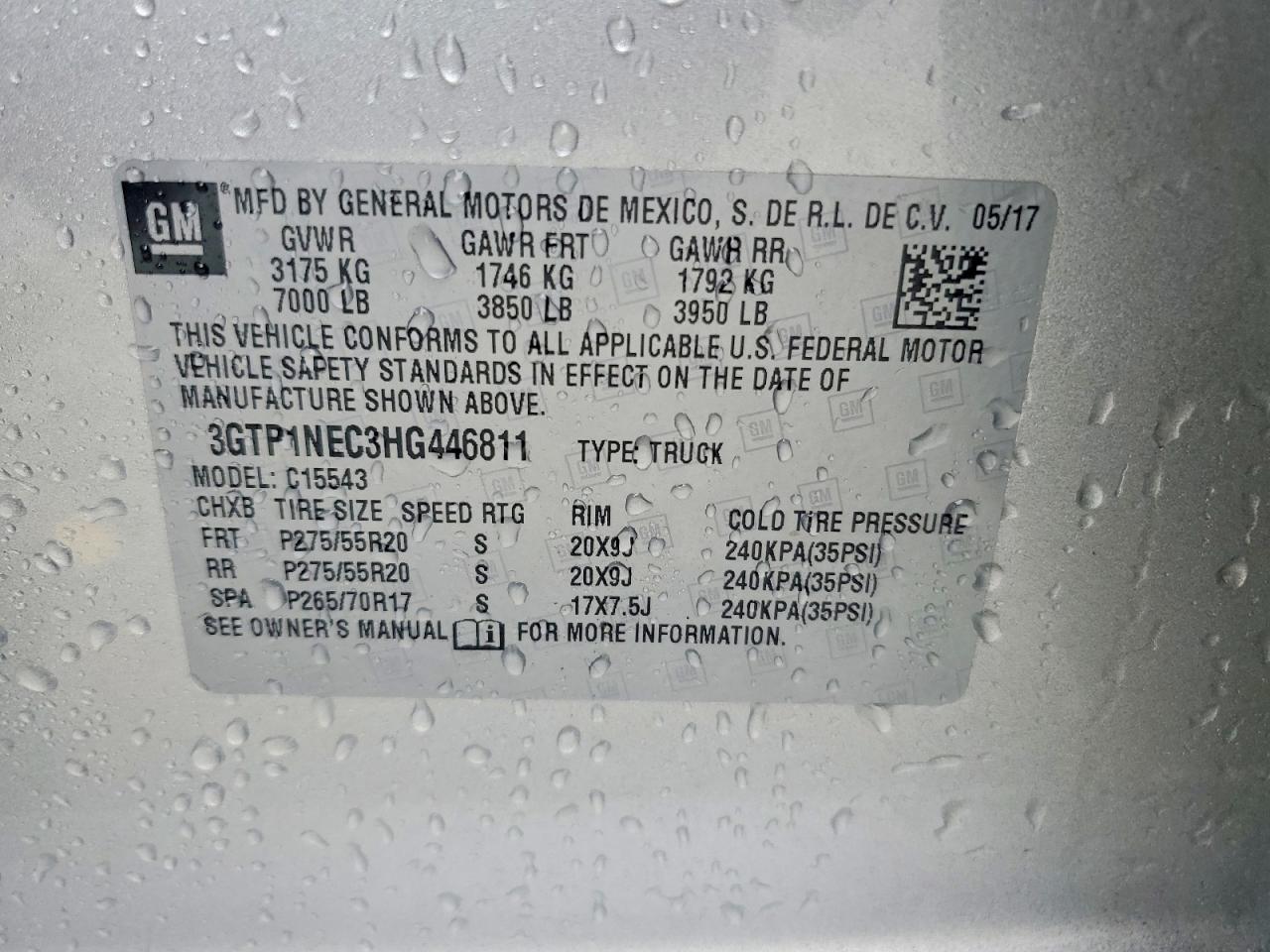 2017 GMC SIERRA C1500 SLT photo 12