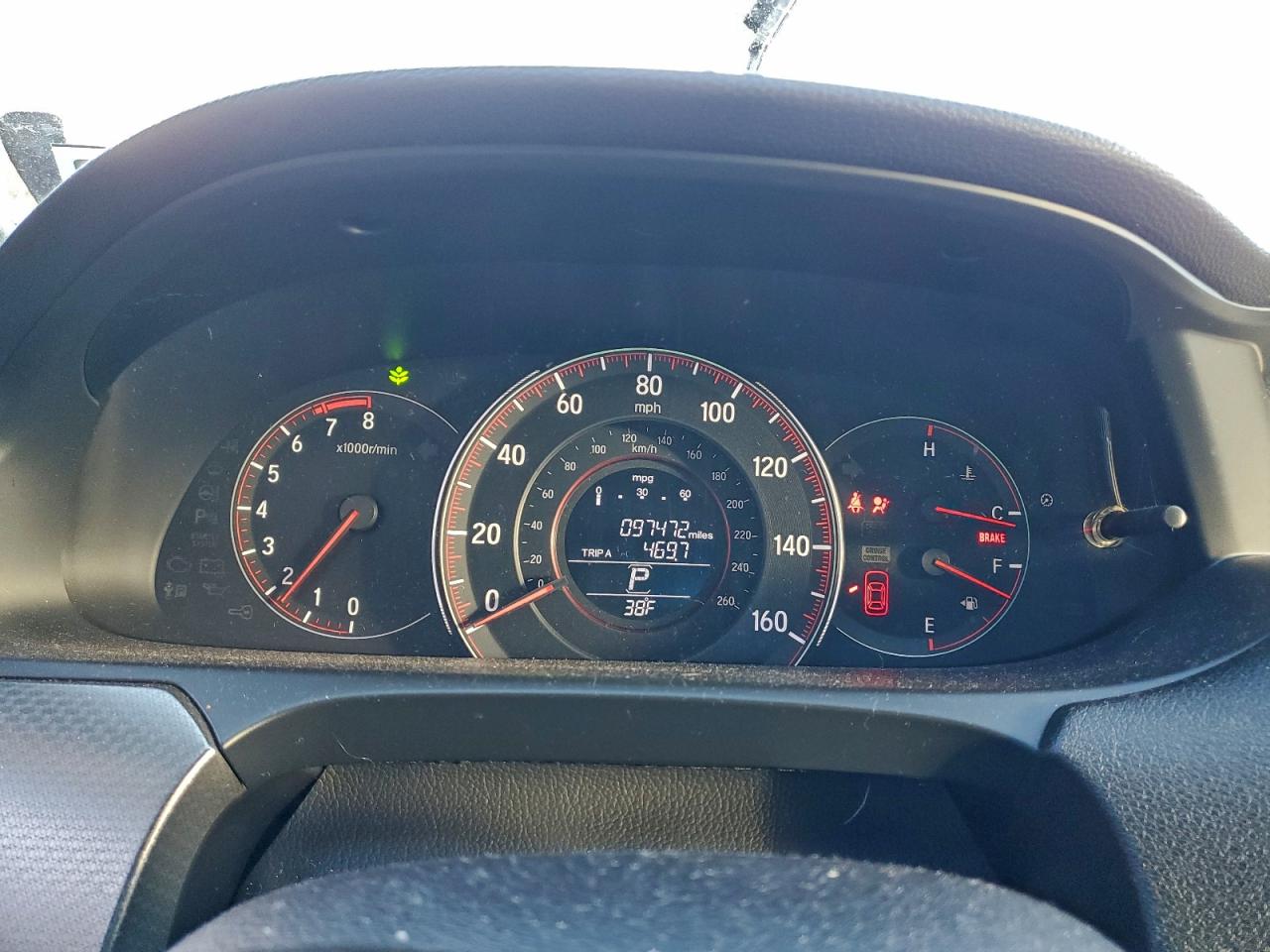 2017 HONDA ACCORD EX photo 9