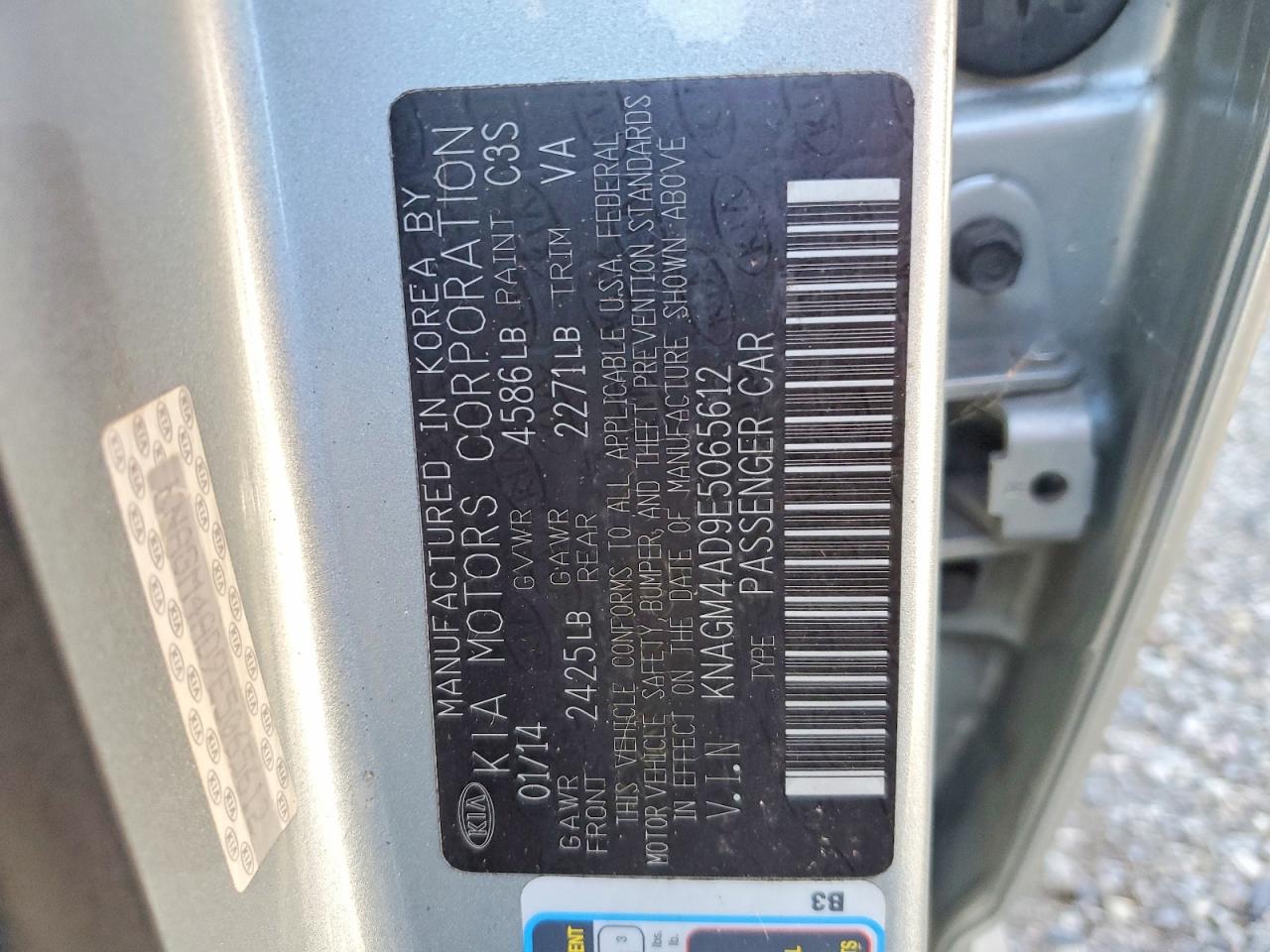 2014 KIA OPTIMA HYBRID photo 12