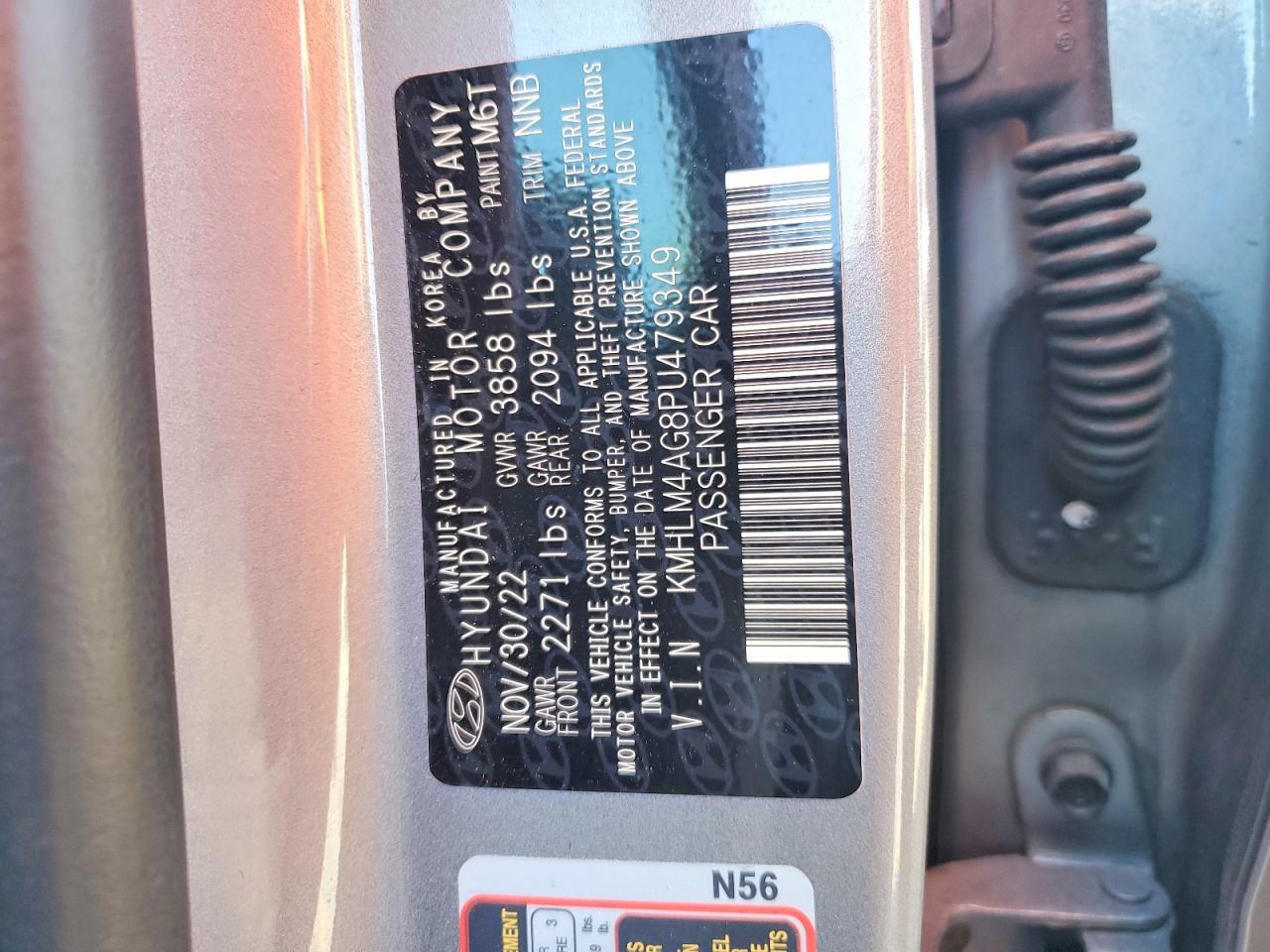 2023 HYUNDAI ELANTRA SEL photo 12
