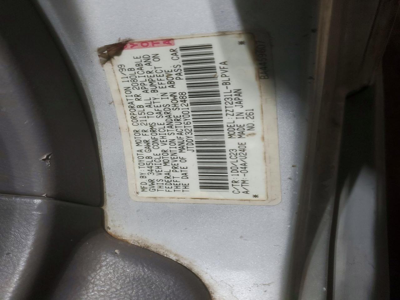 2000 TOYOTA CELICA GT-S photo 13