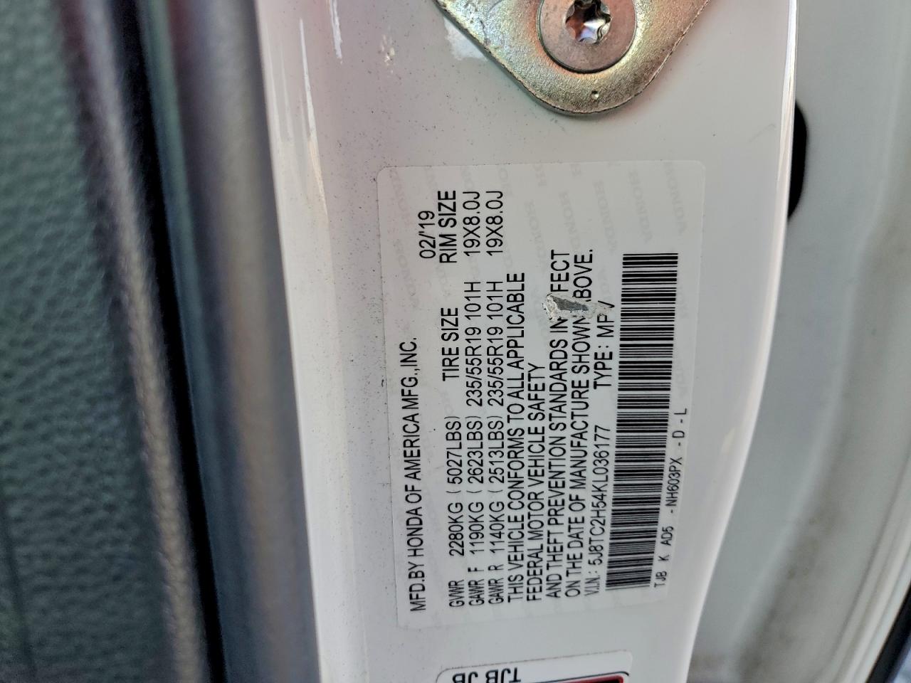 2019 ACURA RDX TECHNOLOGY photo 13