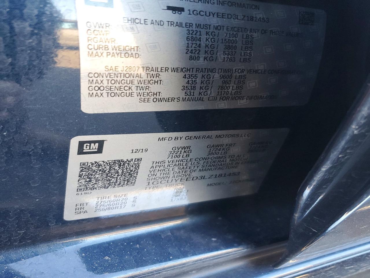 2020 CHEVROLET SILVERADO K1500 RST photo 12