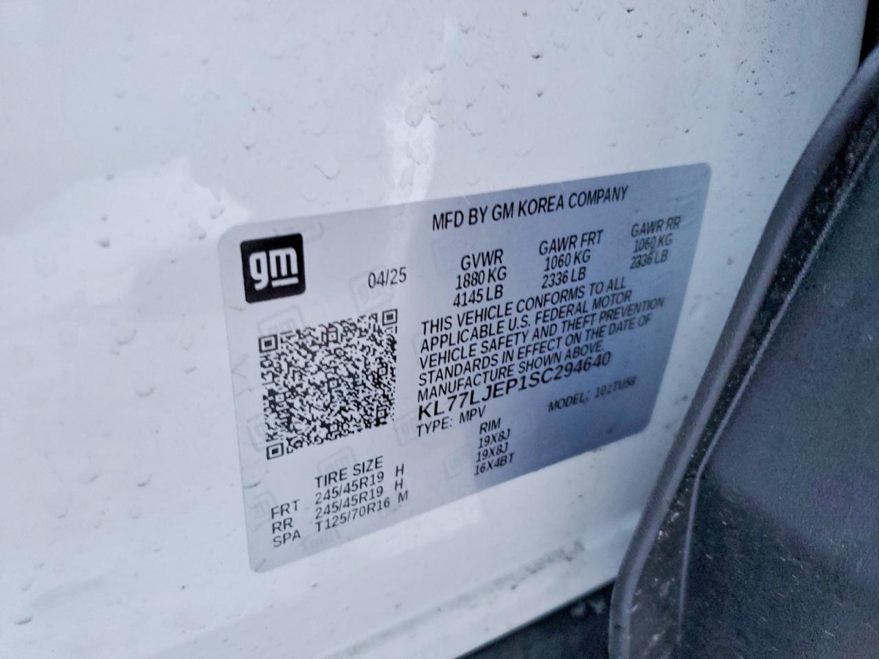 2025 CHEVROLET TRAX 2RS photo 37