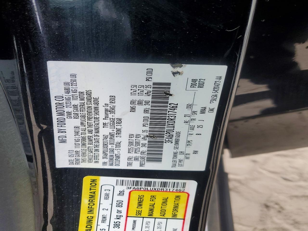 2013 FORD FUSION SE HYBRID photo 12