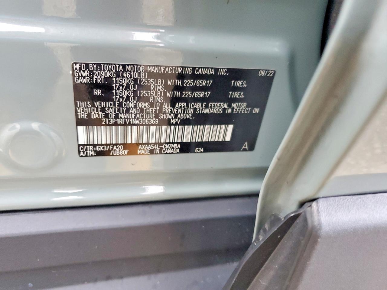 2022 TOYOTA RAV4 XLE photo 13