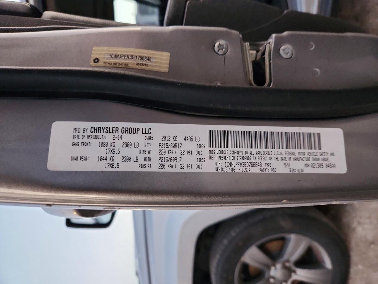 2014 JEEP PATRIOT LATITUDE photo 12
