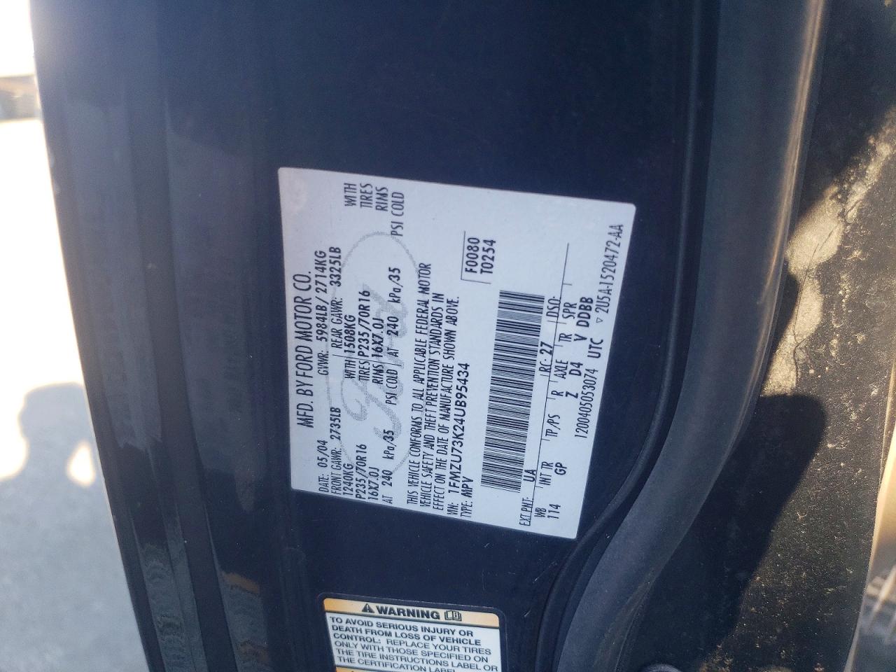 2004 FORD EXPLORER XLT photo 13