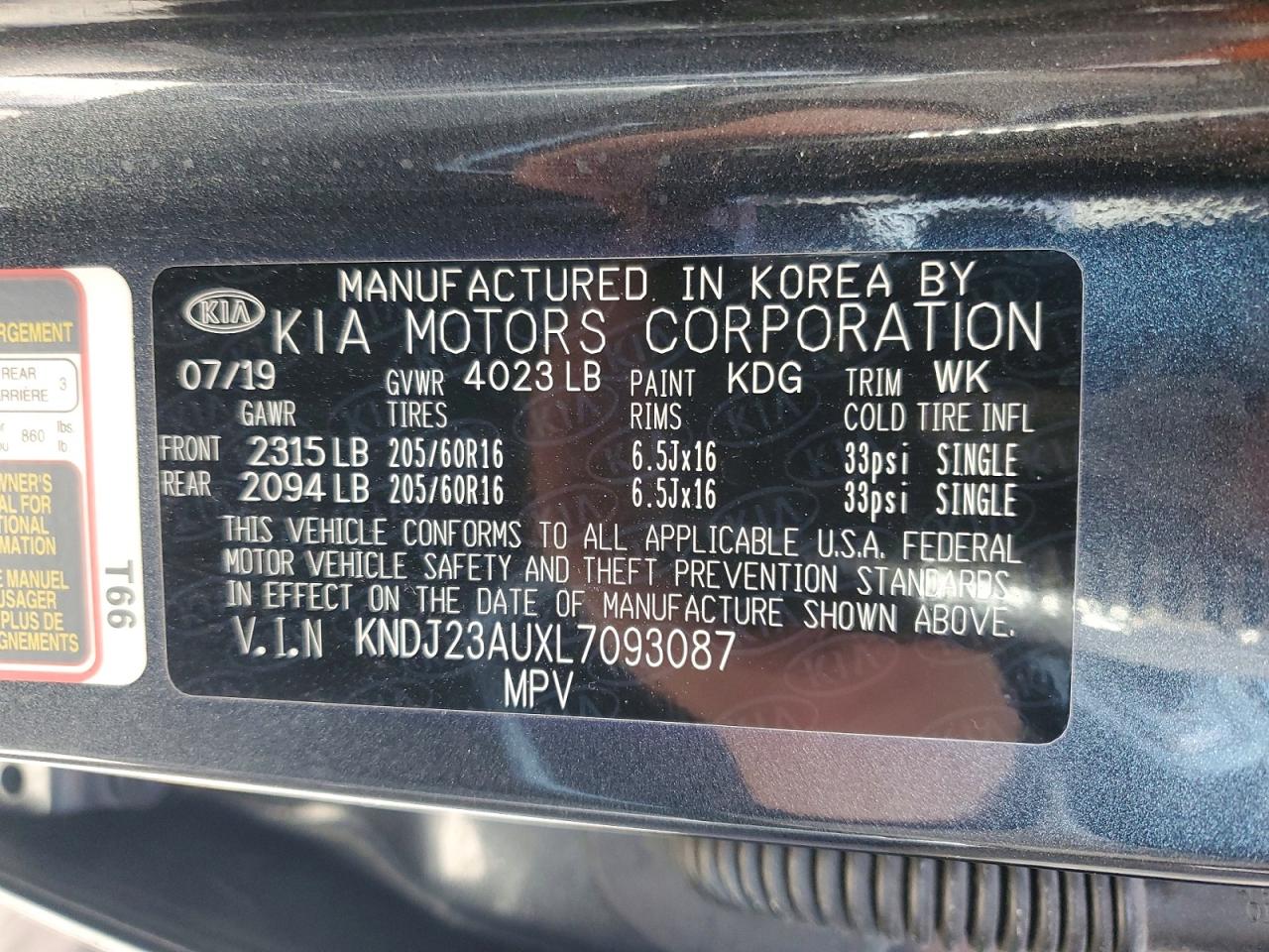 2020 KIA SOUL LX photo 13