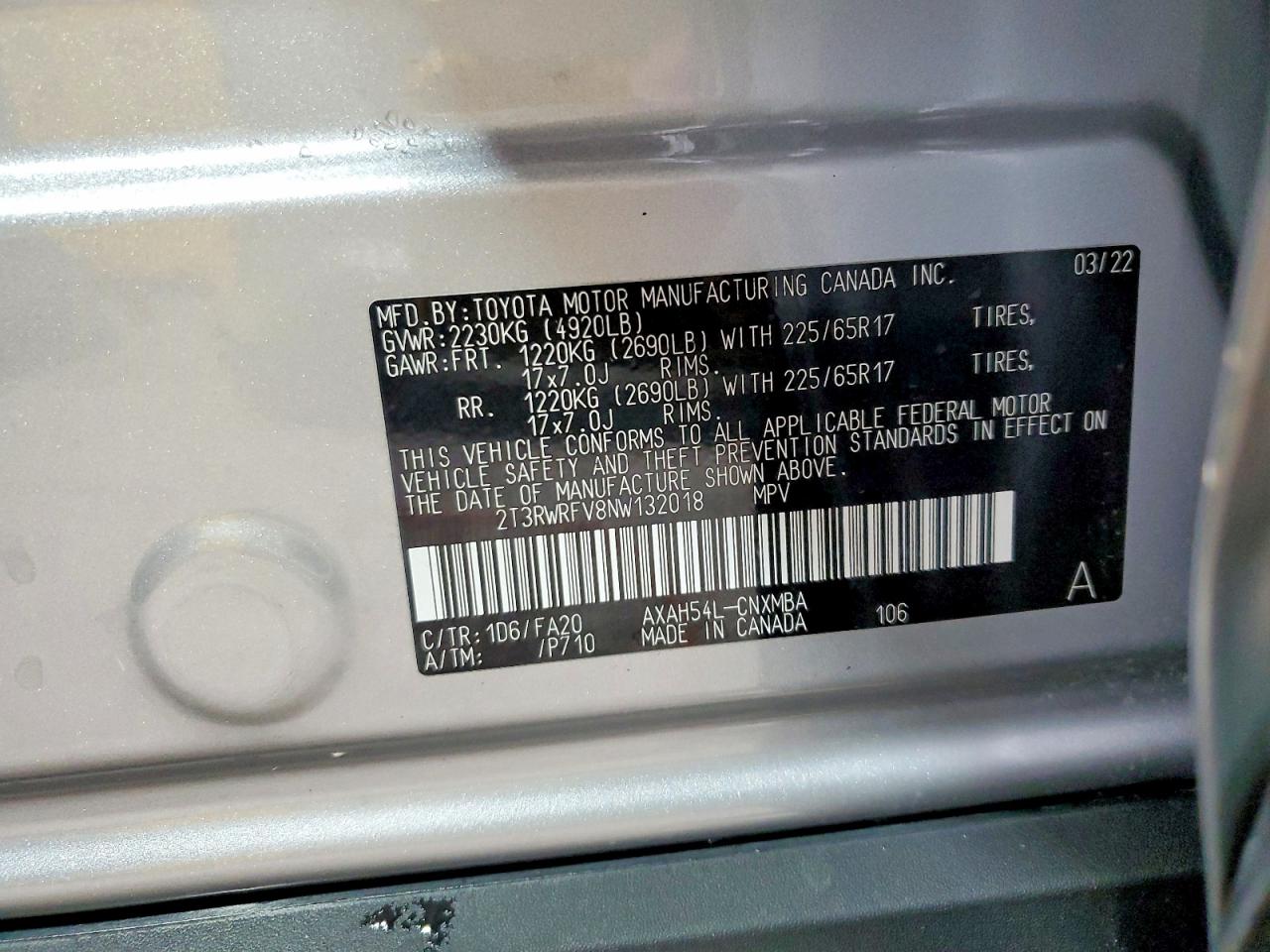 2022 TOYOTA RAV4 XLE photo 14