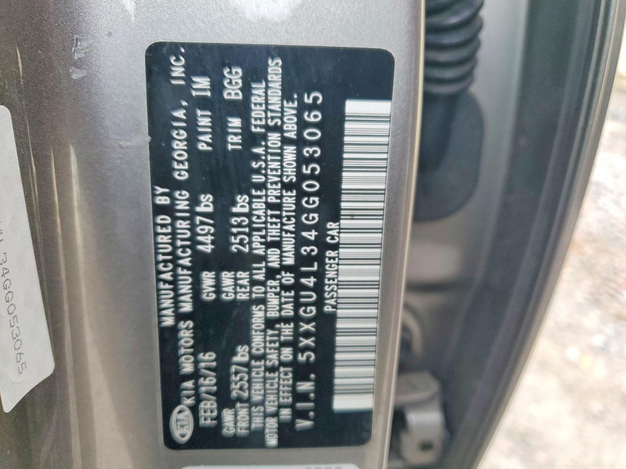 2016 KIA OPTIMA EX photo 12