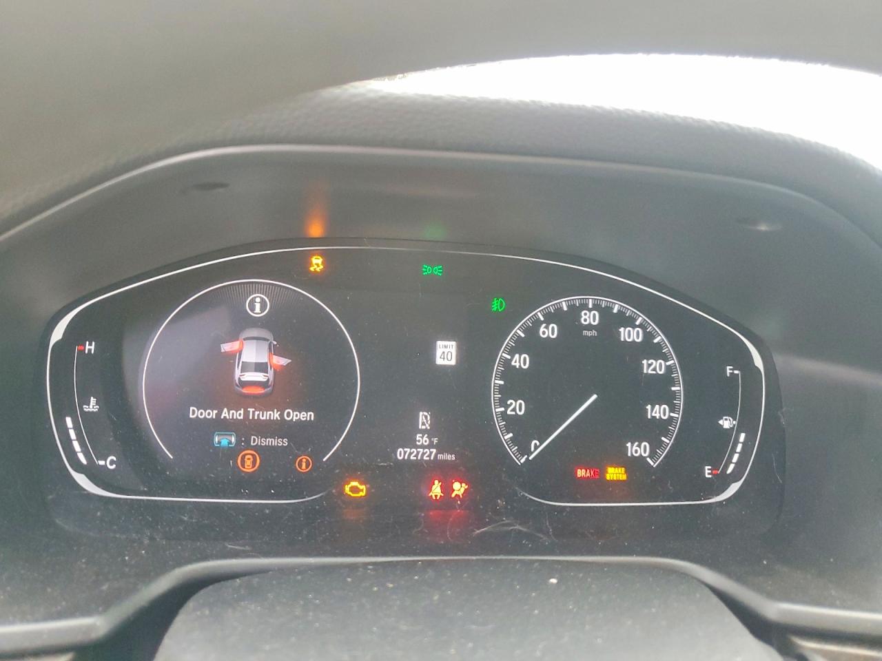 2020 HONDA ACCORD EX photo 9